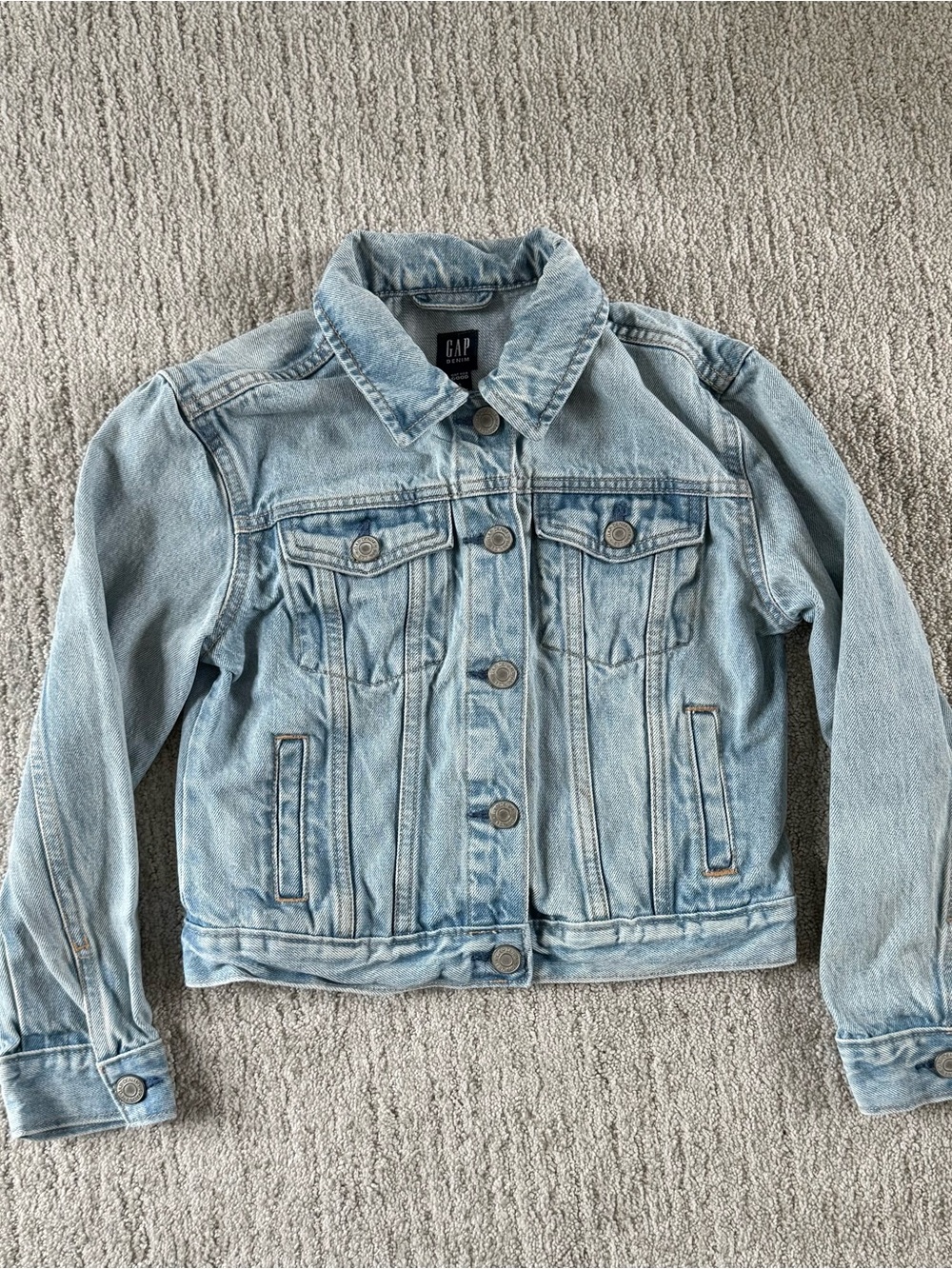 GAP Light Blue Denim Jacket for Girls